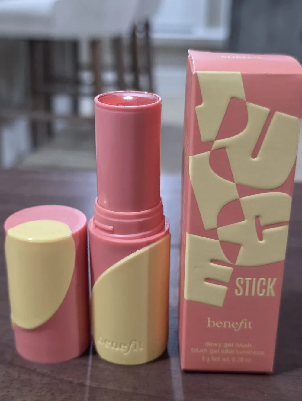 Benefit Juice Stick Dewy Gel Blush Shellie (Warm seashell-pink) Pls See Pics